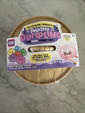 Squishy Dumpling Kids Toy - Gold
